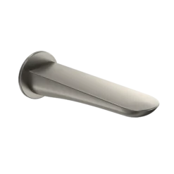 TOTO Modern R Wall Tub Spout, Brushed Nickel, Brass, TBG01001U#BN