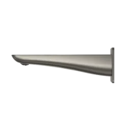 TOTO Modern S Wall Tub Spout, Brushed Nickel, Brass, TBG02001U#BN