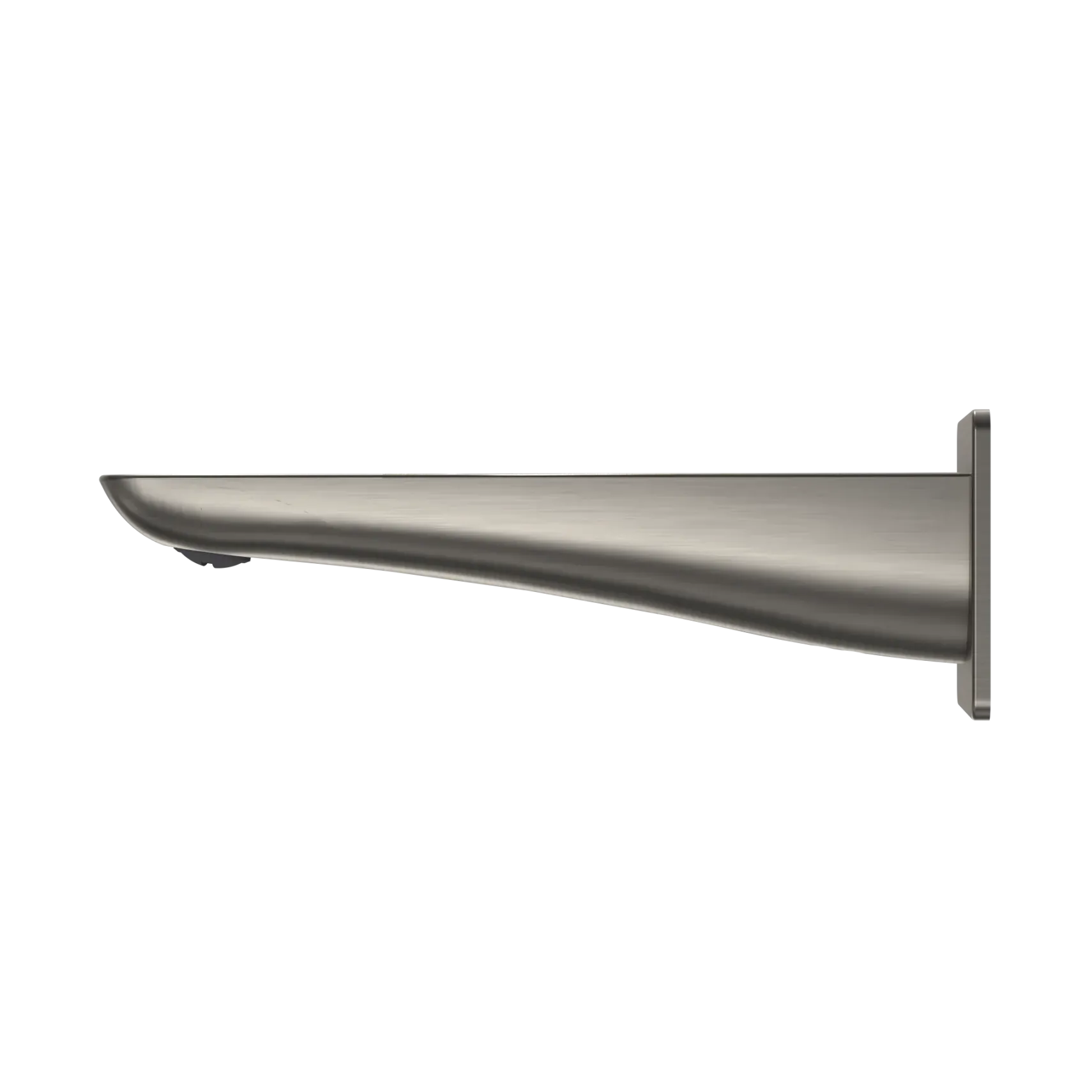 TOTO Modern S Wall Tub Spout, Brushed Nickel, Brass, TBG02001U#BN