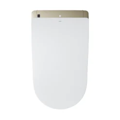 TOTO NEOREST LS Dual Flush 1.0 or 0.8 GF Integrated Bidet Toilet, Cotton White with Nickel Trim, Vitreous China and Plastic, MS8732CUMFG#01N
