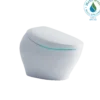 TOTO NEOREST NX2 Dual Flush 1.0 or 0.8 GPF Toilet with Integrated Bidet Seat and EWATER+ and ACTILIGHT, Cotton White, Vitreous China, MS903CUMFX#01