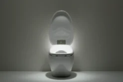 TOTO NEOREST NX2 Dual Flush 1.0 or 0.8 GPF Toilet with Integrated Bidet Seat and EWATER+ and ACTILIGHT, Cotton White, Vitreous China, MS903CUMFX#01