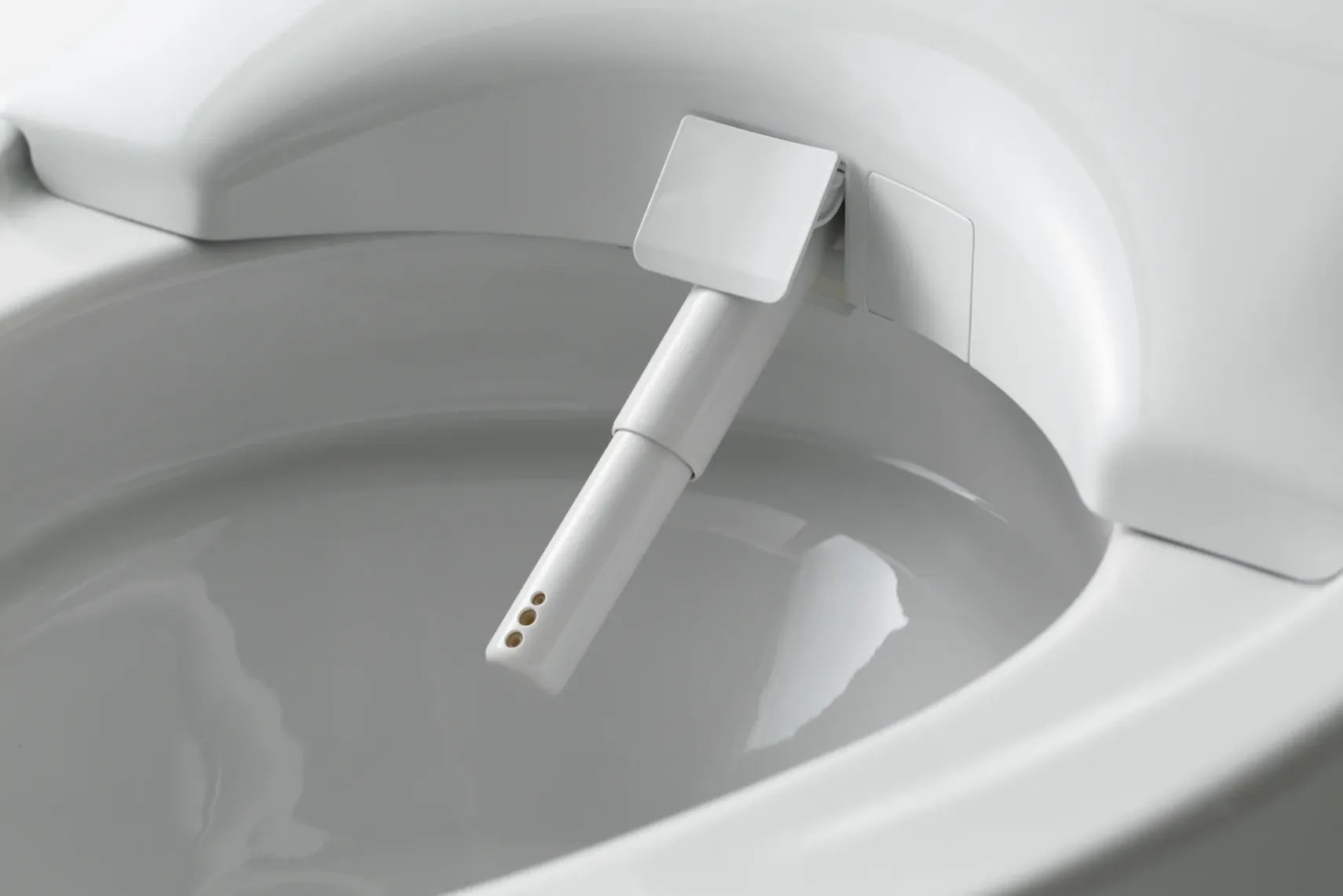 TOTO NEOREST NX2 Dual Flush 1.0 or 0.8 GPF Toilet with Integrated Bidet Seat and EWATER+ and ACTILIGHT, Cotton White, Vitreous China, MS903CUMFX#01