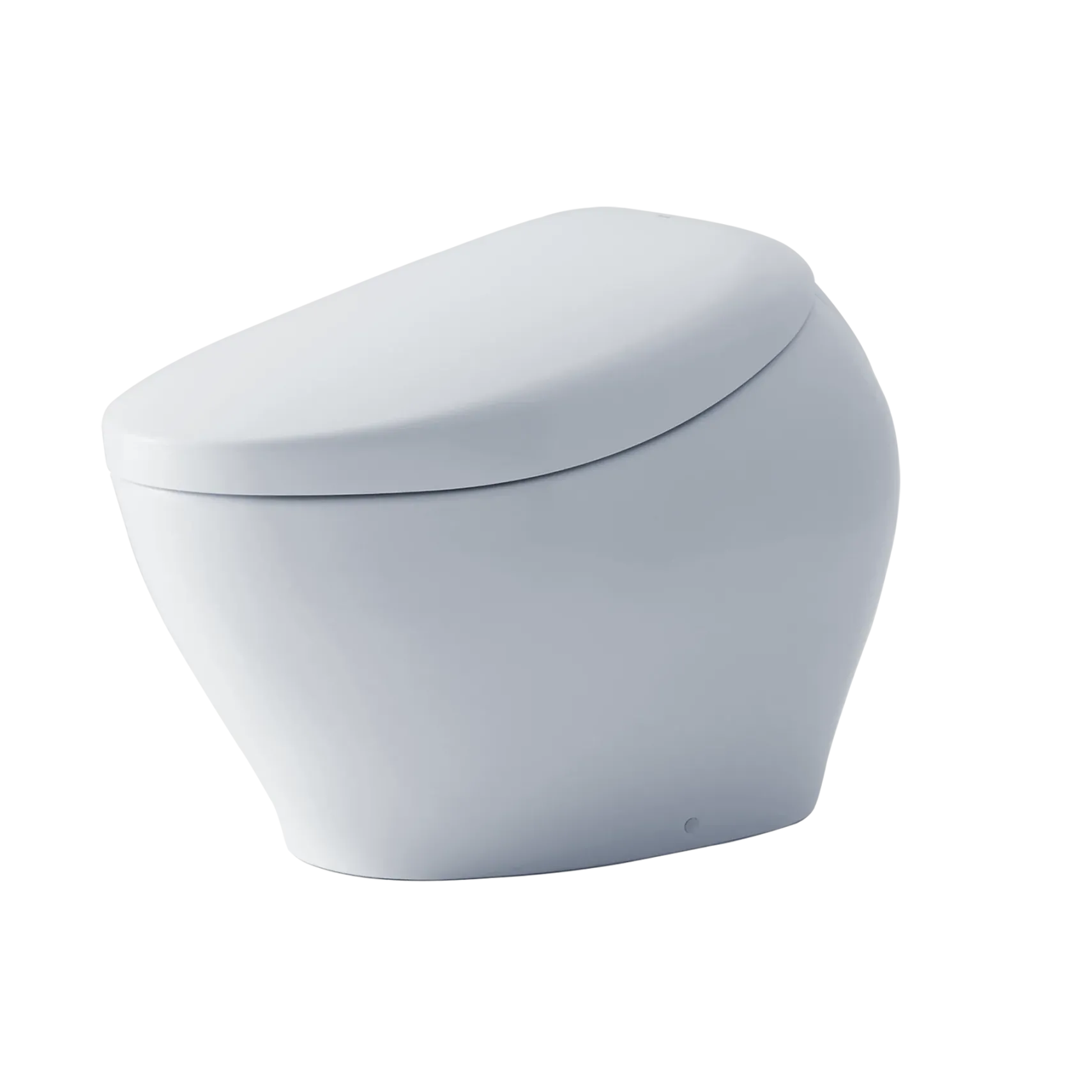 TOTO NEOREST NX2 Dual Flush 1.0 or 0.8 GPF Toilet with Integrated Bidet Seat and EWATER+ and ACTILIGHT, Cotton White, Vitreous China, MS903CUMFX#01