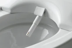 TOTO NEOREST NX1 Dual Flush 1.0 or 0.8 GPF Toilet with Integrated Bidet Seat, EWATER+, Cotton White, Vitreous China|Plastic, MS902CUMFG#01