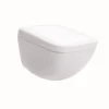 TOTO NEOREST WX2 Dual Flush 1.2 or 0.8 GPF Wall-Hung Toilet with Integrated Bidet Seat and ACTILIGHT, Cotton White, Vitreous China|Plastic, CWT9548CEMFX#01