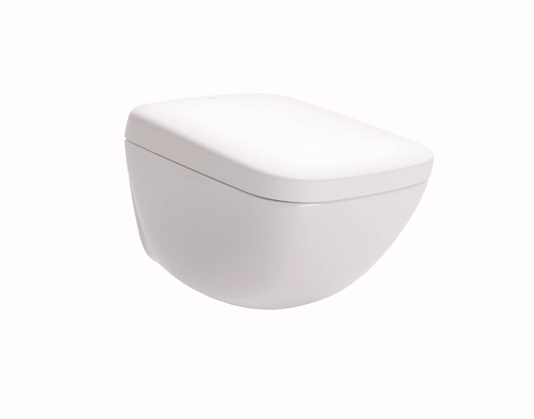 TOTO NEOREST WX2 Dual Flush 1.2 or 0.8 GPF Wall-Hung Toilet with Integrated Bidet Seat and ACTILIGHT, Cotton White, Vitreous China|Plastic, CWT9548CEMFX#01
