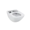TOTO NEOREST WX1 Dual Flush 1.2 or 0.8 GPF Wall-Hung Toilet Bowl Unit, Cotton White, Vitreous China, CT9538CEFG#01