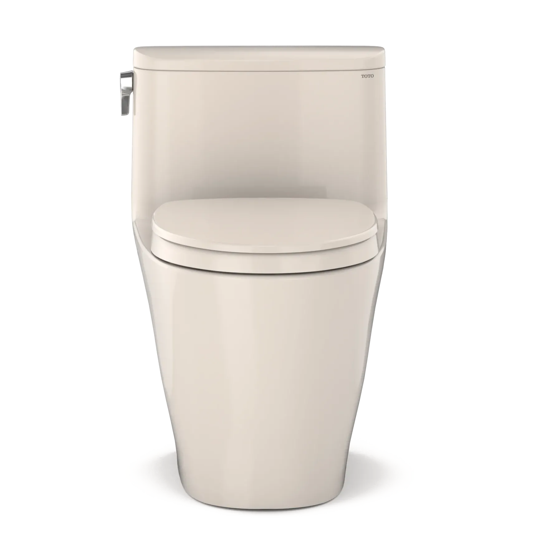 TOTO Nexus 1G One-Piece Elongated 1.0 GPF Universal Height Toilet with CEFIONTECT and SS124 SoftClose Seat, WASHLET+ Ready, Sedona Beige, Vitreous China, MS642124CUFG#12