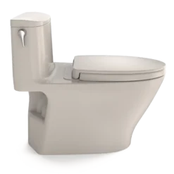 TOTO Nexus 1G One-Piece Elongated 1.0 GPF Universal Height Toilet with CEFIONTECT and SS124 SoftClose Seat, WASHLET+ Ready, Sedona Beige, Vitreous China, MS642124CUFG#12