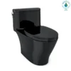 TOTO Nexus 1G One-Piece Elongated 1.0 GPF Universal Height Toilet with SS124 SoftClose Seat, WASHLET+ Ready, Ebony, Vitreous China, MS642124CUF#51