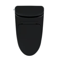 TOTO Nexus 1G One-Piece Elongated 1.0 GPF Universal Height Toilet with SS124 SoftClose Seat, WASHLET+ Ready, Ebony, Vitreous China, MS642124CUF#51