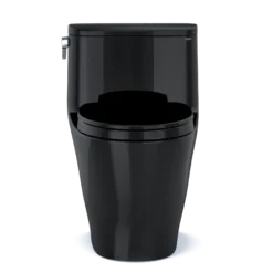TOTO Nexus 1G One-Piece Elongated 1.0 GPF Universal Height Toilet with SS124 SoftClose Seat, WASHLET+ Ready, Ebony, Vitreous China, MS642124CUF#51