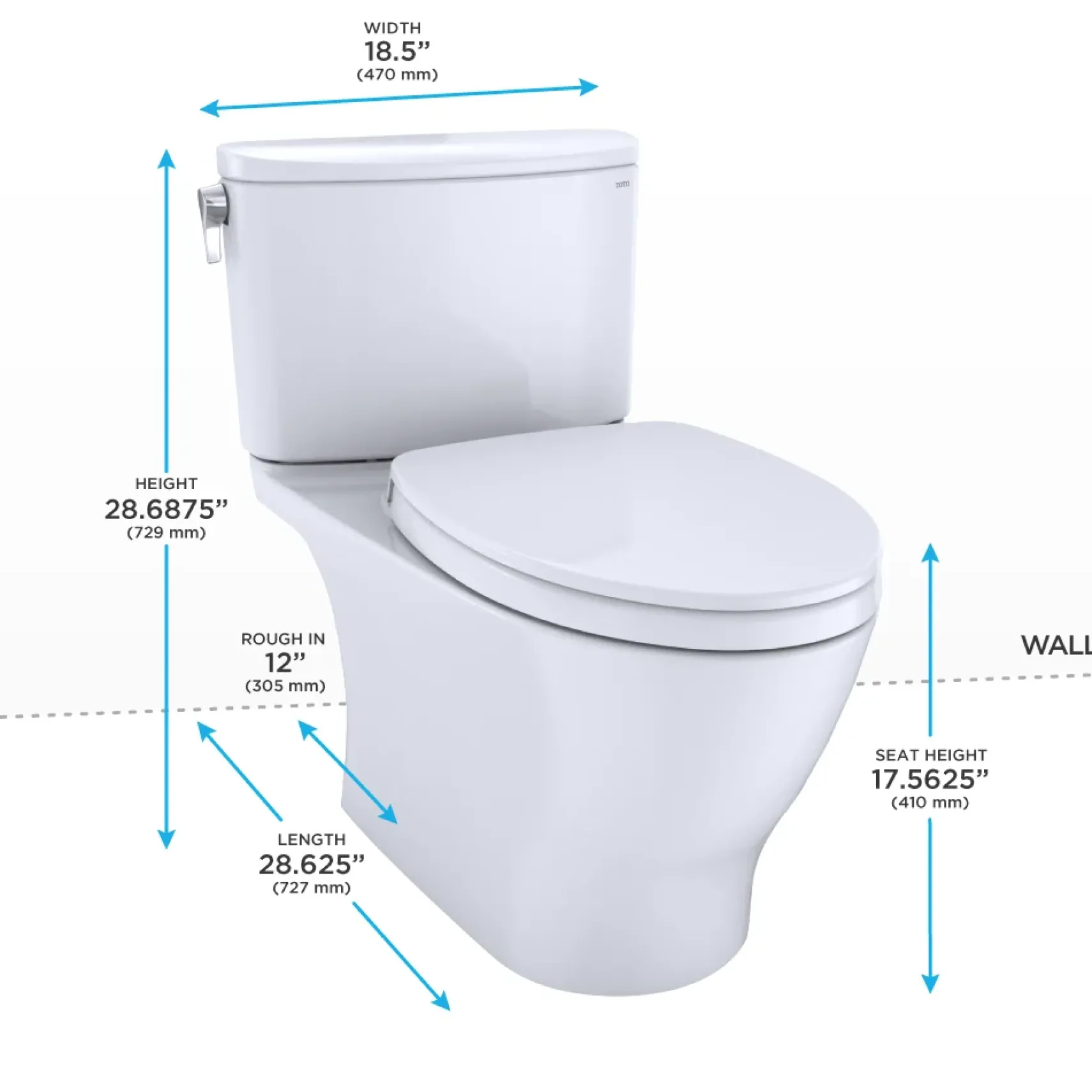 TOTO Nexus 1G Two-Piece Elongated 1.0 GPF Universal Height Toilet with CEFIONTECT and SS124 SoftClose Seat, WASHLET+ Ready, Sedona Beige, Vitreous China, MS442124CUFG#12