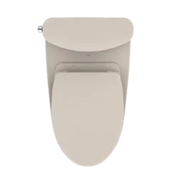 TOTO Nexus 1G Two-Piece Elongated 1.0 GPF Universal Height Toilet with CEFIONTECT and SS124 SoftClose Seat, WASHLET+ Ready, Sedona Beige, Vitreous China, MS442124CUFG#12