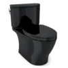 TOTO Nexus 1G Two-Piece Elongated 1.0 GPF Universal Height Toilet with SS124 SoftClose Seat, WASHLET+ Ready, Ebony, Vitreous China, MS442124CUF#51