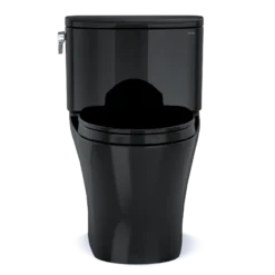 TOTO Nexus 1G Two-Piece Elongated 1.0 GPF Universal Height Toilet with SS124 SoftClose Seat, WASHLET+ Ready, Ebony, Vitreous China, MS442124CUF#51