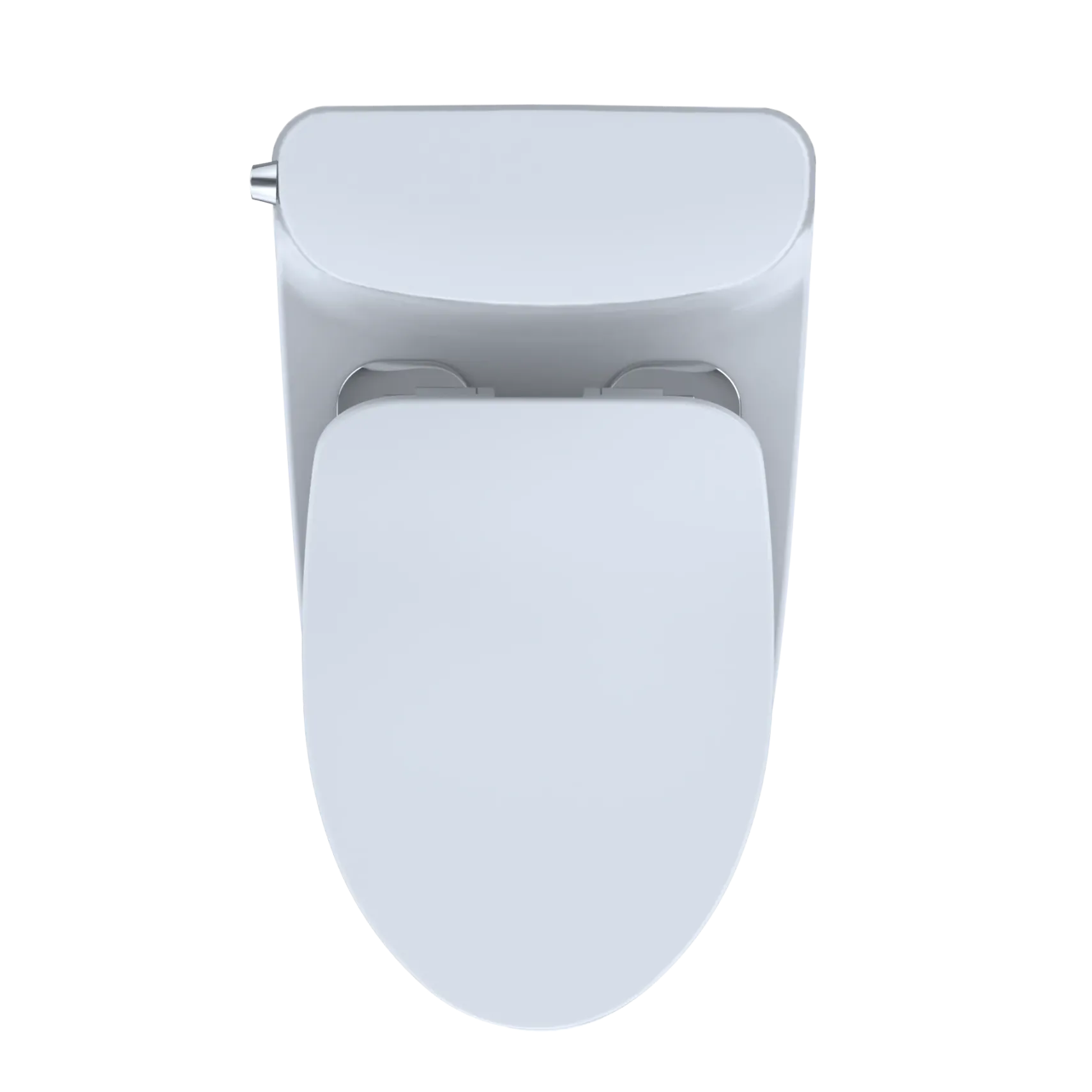 TOTO Nexus One-Piece Elongated 1.28 GPF Universal Height Toilet with CEFIONTECT and SS234 SoftClose Seat, WASHLET+ Ready, Cotton White, Vitreous China, MS642234CEFG#01
