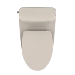 TOTO Nexus One-Piece Elongated 1.28 GPF Universal Height Toilet with CEFIONTECT and SS124 SoftClose Seat, WASHLET+ Ready, Sedona Beige, Vitreous China, MS642124CEFG#12