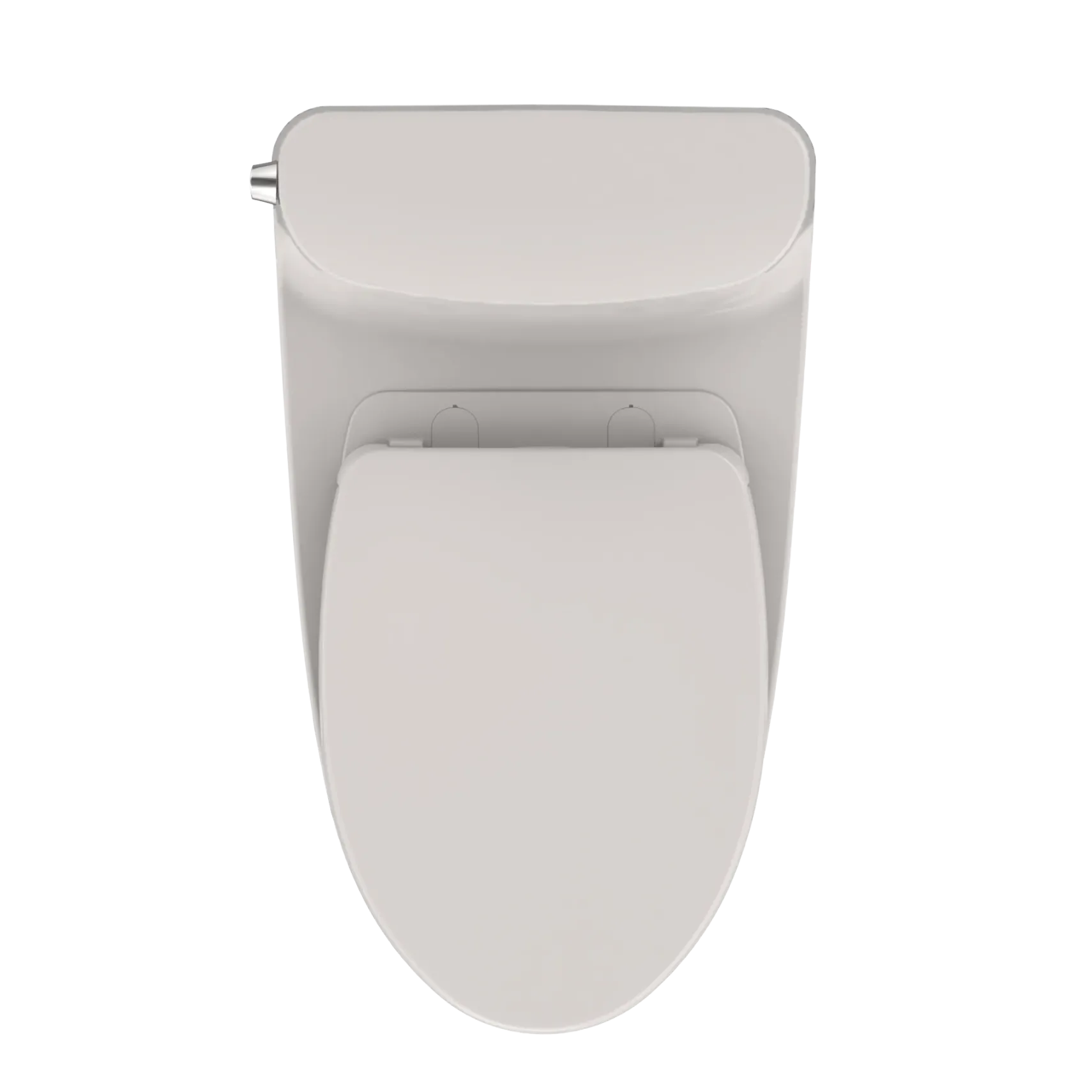 TOTO Nexus One-Piece Elongated 1.28 GPF Universal Height Toilet with CEFIONTECT and SS124 SoftClose Seat, WASHLET+ Ready, Colonial White, Vitreous China, MS642124CEFG#11