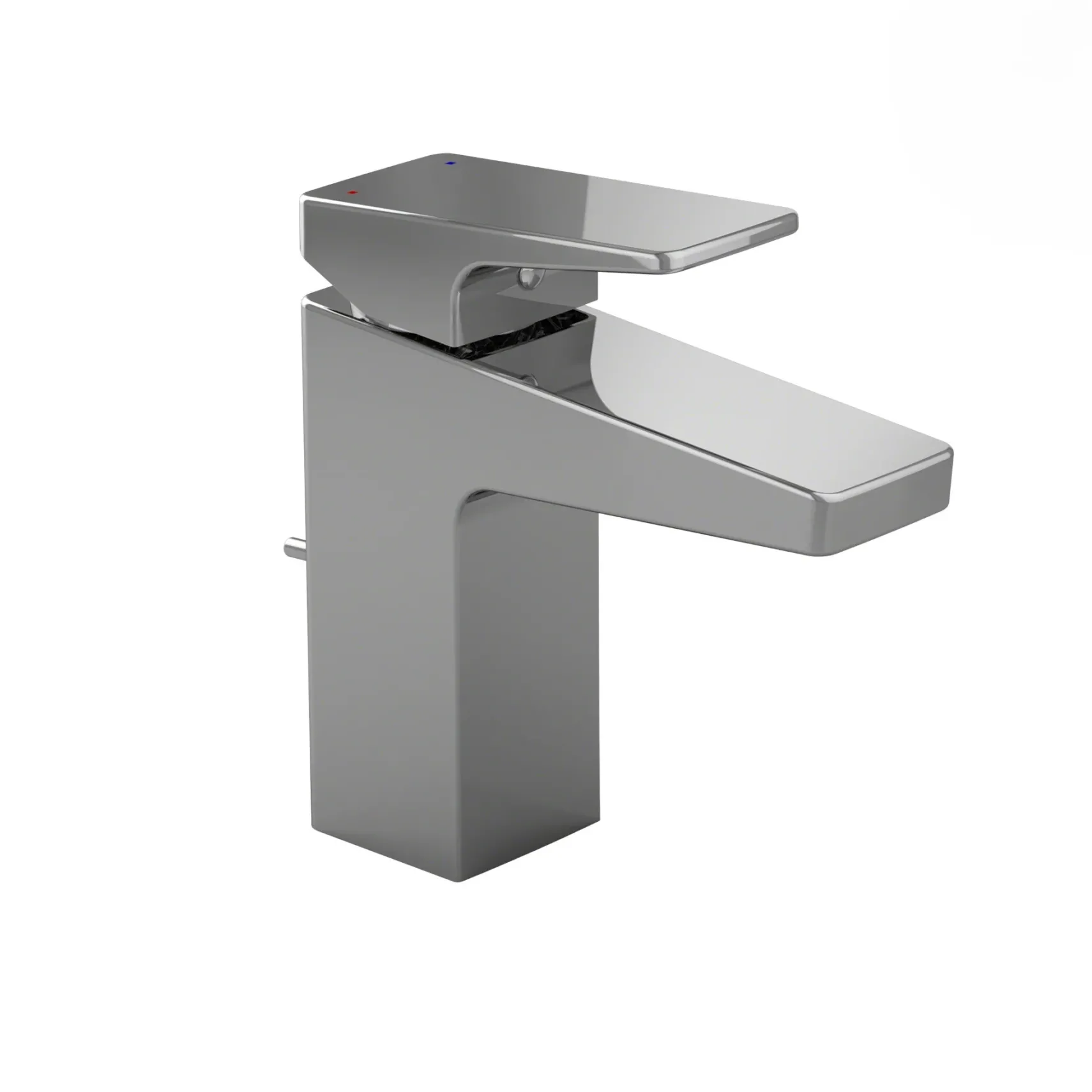 TOTO Oberon F Single Handle 1.5 GPM Bathroom Sink Faucet, Polished Chrome, Brass, TL370SD#CP