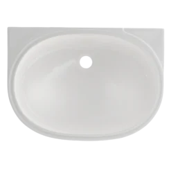 TOTO Oval 19-11/16" x 13-3/4" Undermount Bathroom Sink with CEFIONTECT, Colonial White, Vitreous China, LT546G#11