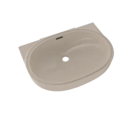 TOTO Oval 19-11/16" x 13-3/4" Undermount Bathroom Sink with CEFIONTECT, Bone, Vitreous China, LT546G#03
