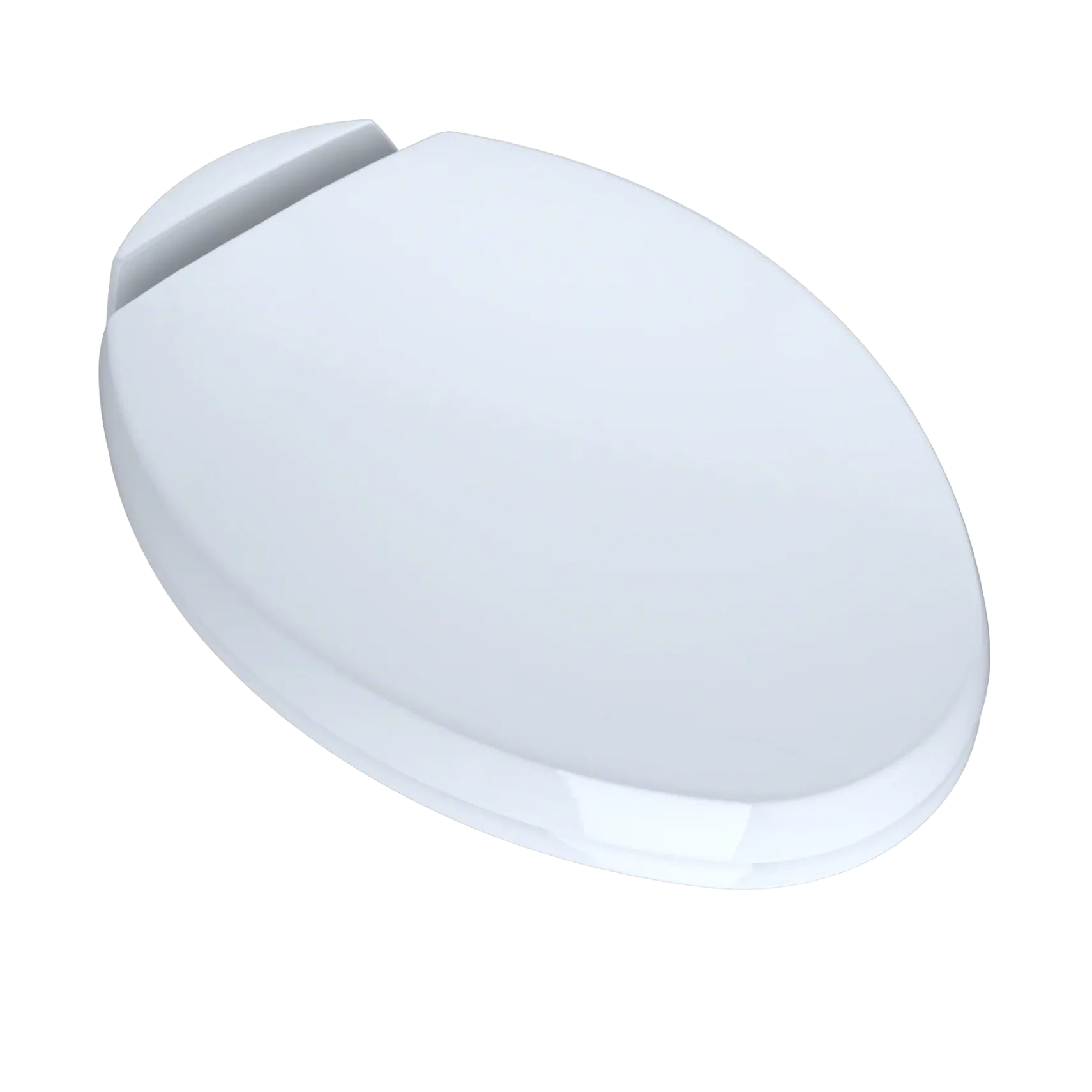 TOTO Oval SoftClose Non Slamming, Slow Close Elongated Toilet Seat and Lid, Cotton White, Plastic, SS204#01