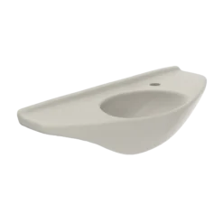 TOTO Oval Wall-Mount Bathroom Sink with CEFIONTECT, Sedona Beige, Vitreous China, LT650G#12