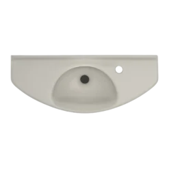 TOTO Oval Wall-Mount Bathroom Sink with CEFIONTECT, Sedona Beige, Vitreous China, LT650G#12