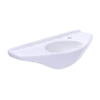 TOTO Oval Wall-Mount Bathroom Sink with CEFIONTECT, Cotton White, Vitreous China, LT650G#01