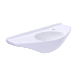 TOTO Oval Wall-Mount Bathroom Sink with CEFIONTECT, Cotton White, Vitreous China, LT650G#01
