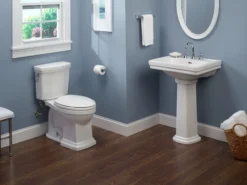 TOTO Promenade II 1G Two-Piece Elongated 1.0 GPF Universal Height Toilet with CEFIONTECT, Bone, Vitreous China, CST404CUFG#03
