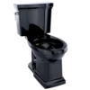 TOTO Promenade II 1G Two-Piece Elongated 1.0 GPF Universal Height Toilet, Ebony, Vitreous China, CST404CUF#51