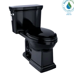 TOTO Promenade II One-Piece Elongated 1.28 GPF Universal Height Toilet, Ebony, Vitreous China, MS814224CEF#51