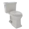 TOTO Promenade II One-Piece Elongated 1.28 GPF Universal Height Toilet with CEFIONTECT, Sedona Beige, Vitreous China, MS814224CEFG#12