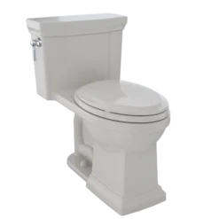 TOTO Promenade II One-Piece Elongated 1.28 GPF Universal Height Toilet with CEFIONTECT, Sedona Beige, Vitreous China, MS814224CEFG#12