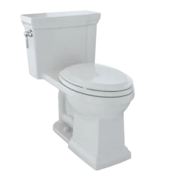 TOTO Promenade II One-Piece Elongated 1.28 GPF Universal Height Toilet with CEFIONTECT, Colonial White, Vitreous China, MS814224CEFG#11