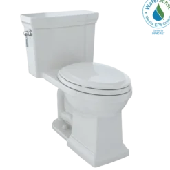 TOTO Promenade II One-Piece Elongated 1.28 GPF Universal Height Toilet with CEFIONTECT, Colonial White, Vitreous China, MS814224CEFG#11