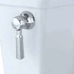 TOTO Promenade II One-Piece Elongated 1.28 GPF Universal Height Toilet with CEFIONTECT, Colonial White, Vitreous China, MS814224CEFG#11