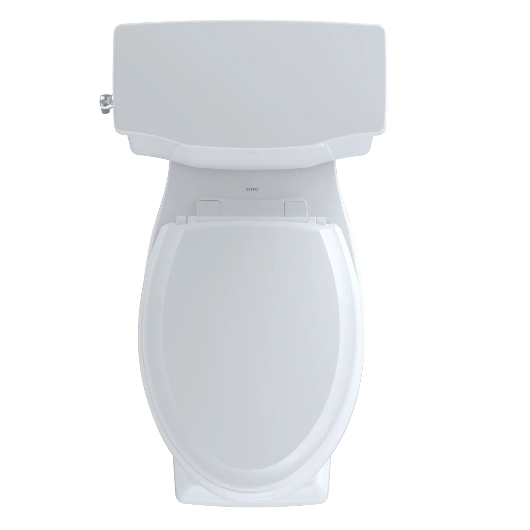 TOTO Promenade II Two-Piece Elongated 1.28 GPF Universal Height Toilet with CEFIONTECT, Colonial White, Vitreous China, CST404CEFG#11