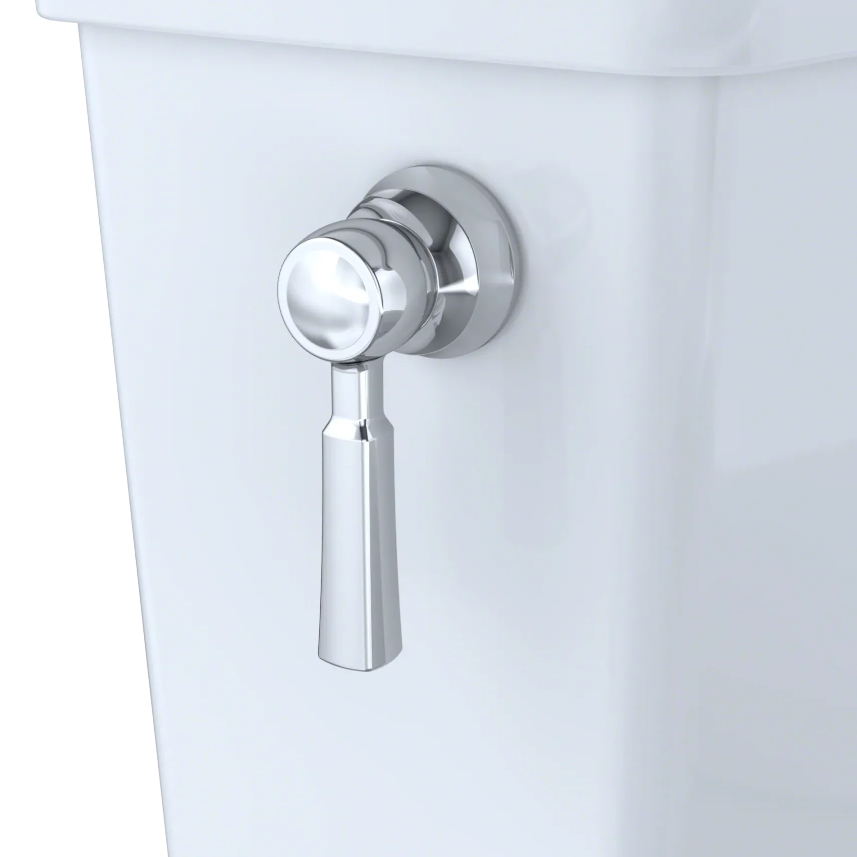 TOTO Promenade II Two-Piece Elongated 1.28 GPF Universal Height Toilet with CEFIONTECT, Colonial White, Vitreous China, CST404CEFG#11