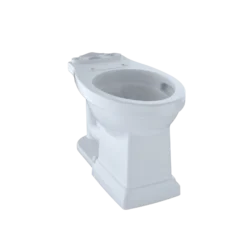 TOTO Promenade II Universal Height Toilet Bowl with CEFIONTECT, Cotton White, Vitreous China, C404CUFG#01
