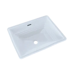 TOTO Promenade Rectangular Undermount Bathroom Sink, Cotton White, Vitreous China, LT533#01