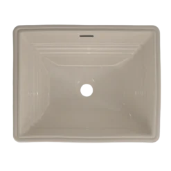 TOTO Promenade Rectangular Undermount Bathroom Sink, Bone, Vitreous China, LT533#03
