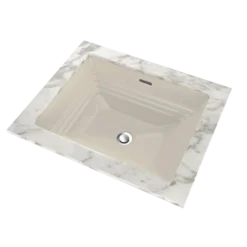 TOTO Promenade Rectangular Undermount Bathroom Sink, Sedona Beige, Vitreous China, LT533#12