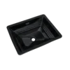 TOTO Promenade Rectangular Undermount Bathroom Sink, Ebony, Vitreous China, LT533#51