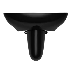 TOTO Prominence Oval Wall-Mount Bathroom Sink and Shroud for 4 Inch Center Faucets, Ebony, Vitreous China, LHT242.4#51