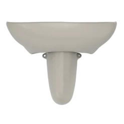TOTO Prominence Oval Wall-Mount Bathroom Sink with CEFIONTECT and Shroud for 8 Inch Center Faucets, Bone, Vitreous China, LHT242.8G#03