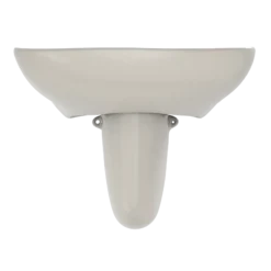 TOTO Prominence Oval Wall-Mount Bathroom Sink with CEFIONTECT and Shroud for 8 Inch Center Faucets, Sedona Beige, Vitreous China, LHT242.8G#12